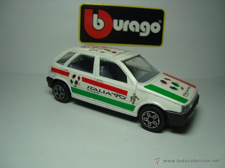 Coches a escala: FIAT TIPO DE BURAGO BBURAGO.1,43. EDICION ESPECIAL MUNDIAL DE FUTBOL ITALIA 90