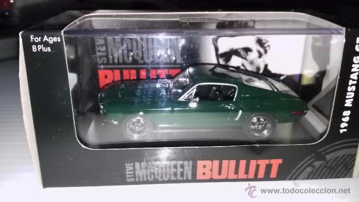 Coches a escala: precioso coche steve mcqueen  bullit coche escala  1.43  1968 mustang nuevo