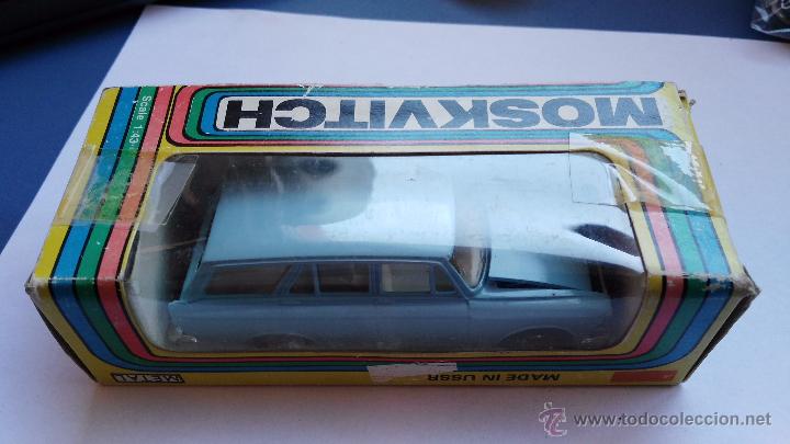 Coches a escala: coche moskvitch 426 coche ruso en caja