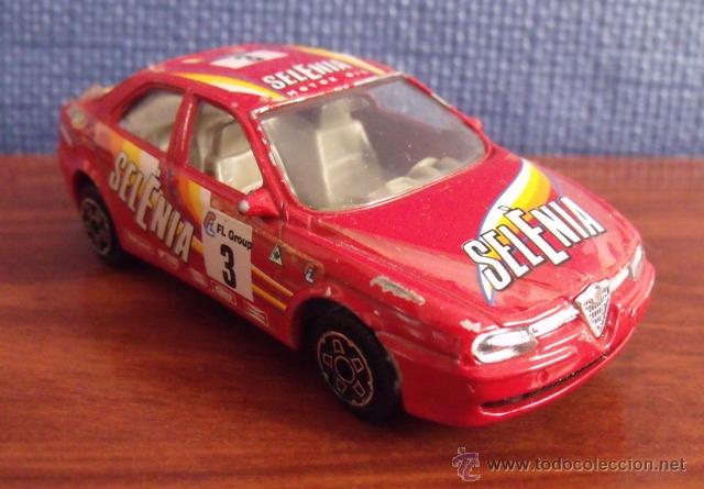 Voitures &agrave; l'&eacute;chelle: Coche Metal Alfa Romeo 156 - Burago (Hecho en Italia - Italy)
