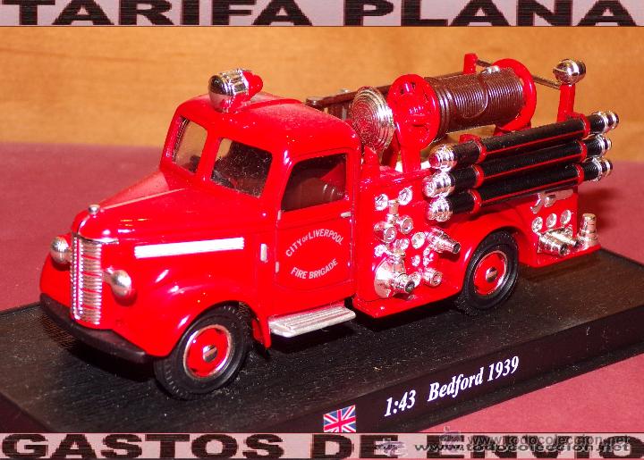 Voitures &agrave; l'&eacute;chelle: CAMION DE BOMBEROS BEDFORD 1939 ESCALA 1:43 DE DEL PRADO EN CAJA NO ORIGINAL