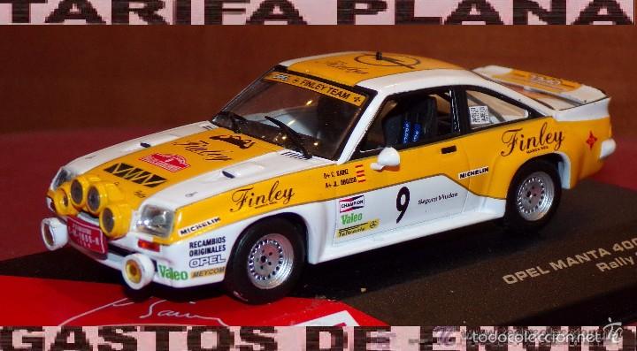 Voitures &agrave; l'&eacute;chelle: MAQUETA CON DEFECTO OPEL MANTA 400 RALLY CATALUNYA 1984 SAINZ FALTA ESPEJO RETROVISOR DERECHO, ANTEN