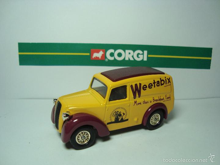 Auto in scala: FURGONETA MORRIS WEETABIX DE CORGI TOYS 1,43