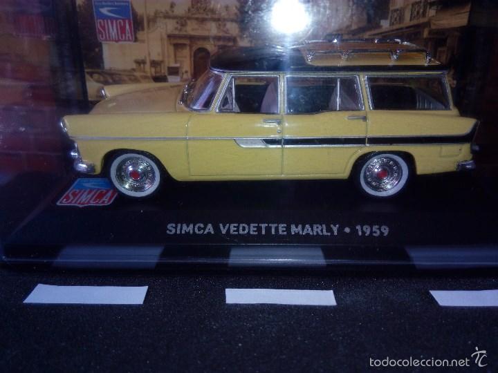 Simca Vedette Marly beige et toit vert avec galerie de 1959 (échelle 1/24ème) – Voiture
