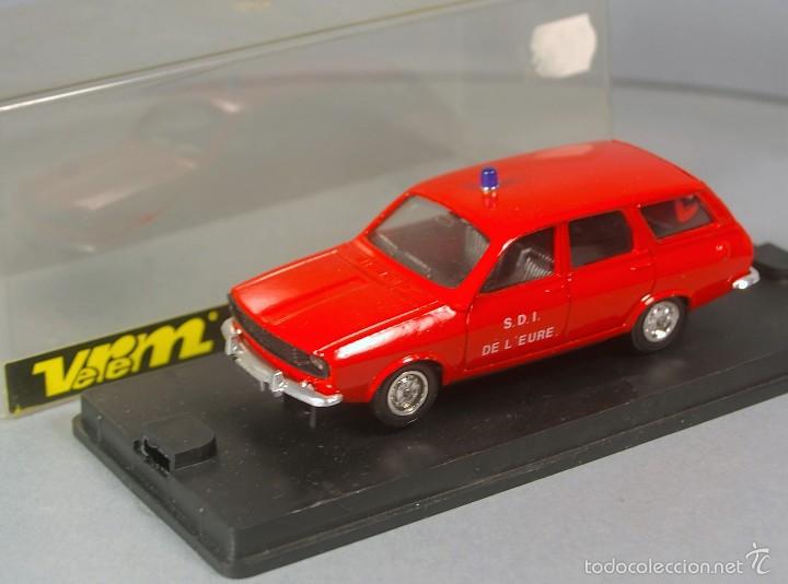 Model Cars: RENAULT 12 FAMILIAR BOMBEROS POMPIERS - VEREM 1/43 FRANCE by Solido NUEVO EN CAJA ORIGINAL