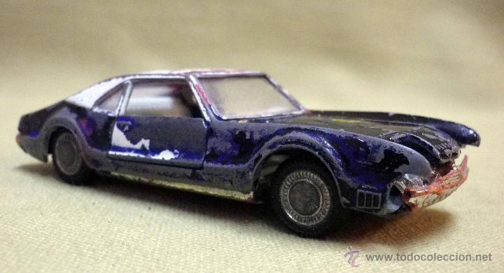 Model Cars: COCHE METALICO, OLDSMOBILE TORNADO POLICIA, FABRICADO POR PILEN, ESCALA 1:43, DESGUASE