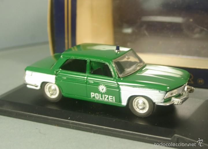 Coches a escala: ELIGOR 1/43 BMW 2000 POLIZEI RFA 1967 ALEMANIA Police Bicolor Coche Policia Nuevo en Caja Original