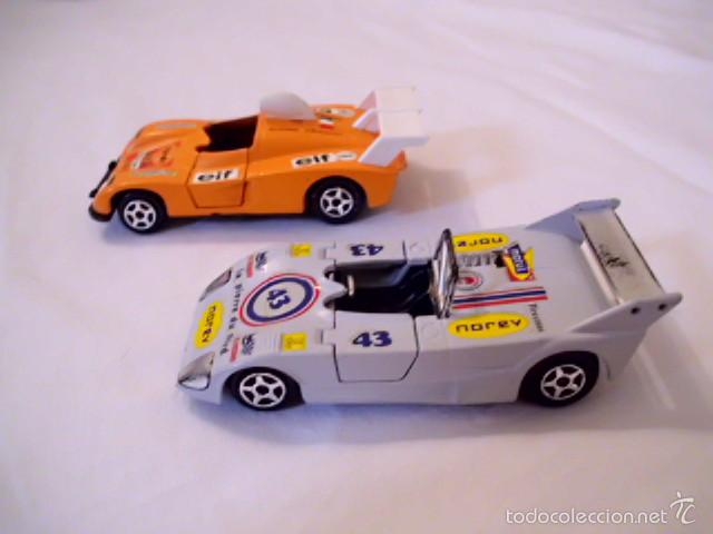 Voitures &agrave; l'&eacute;chelle: LOTE DE TRES COCHES DE CARRERAS A 1 Y UNO DE RALLY - A&Ntilde;OS 1964 - 1978 - 1980