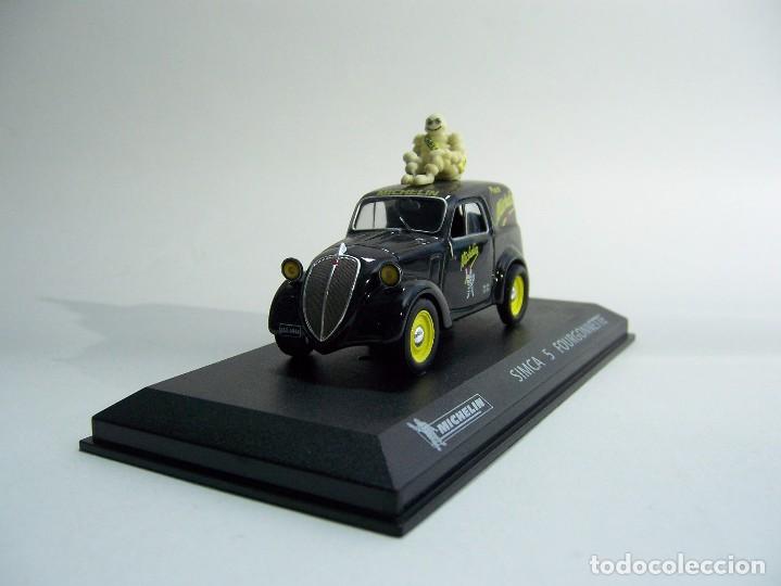 Coches a escala: simca 5 fourgonnette michelin altaya 1/43 - Foto 1