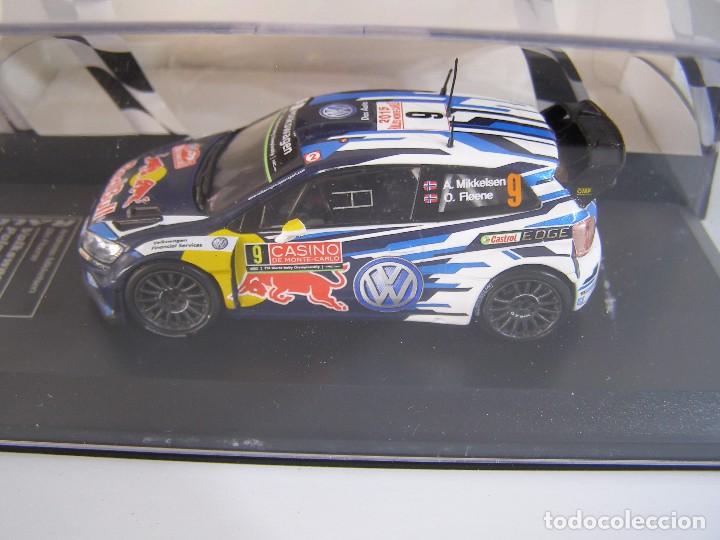 Auto in scala: WW. POLO R WRC MONTECARLO 2015 PILOTO A. MIKKELSEN, IXO PARA DIECASTCLUB 1/43