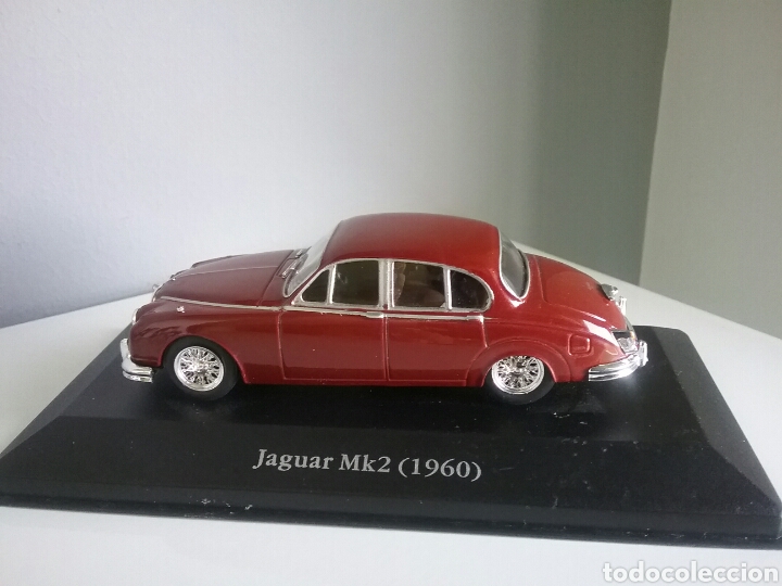 Coches a escala: Coche miniatura Atlas collection , Jaguar modelo a&ntilde;os 60, en metal 1:43 (escala dinky)