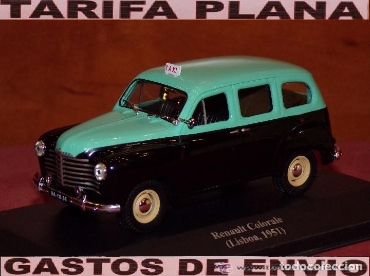 Coches a escala: RENAULT COLORALE TAXI LISBOA 1951 ESCALA 1:43 DE ALTAYA EN SU CAJA