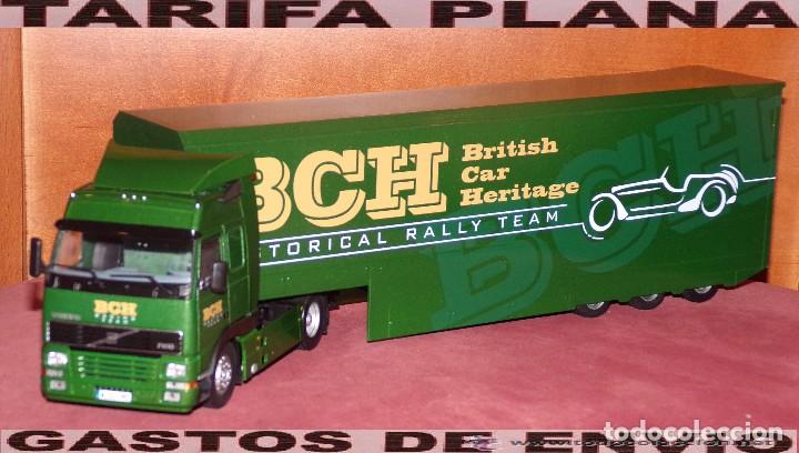 Coches a escala: CAMION CON REMOLQUE VOLVO FH16 BCH HISTORICAL RALLY TEAM ESCALA 1:43 DE ALTAYA EN SU BLISTER