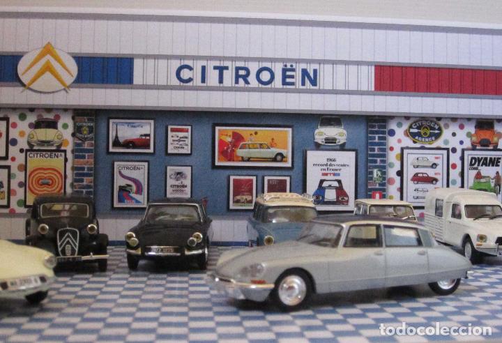 Coches a escala: DIORAMA 1/43 MUSEO CITROEN, Mod.1 (Especial vitrina Billy de Ikea)