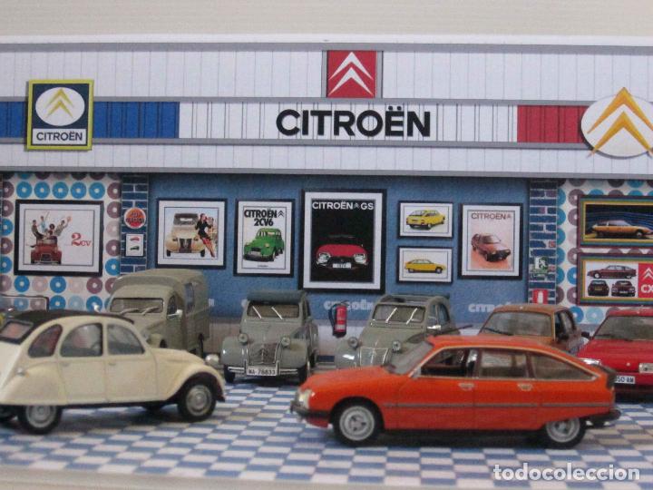 Coches a escala: DIORAMA 1/43 MUSEO CITROEN, Mod.2 (Especial vitrina Billy de Ikea)