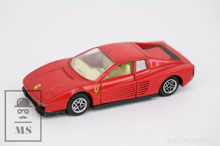 Coches a escala: Cami&oacute;n de Juguete a Escala - Ferrari Testarossa. Guisval - Escala 1:43 - A&ntilde;os 90