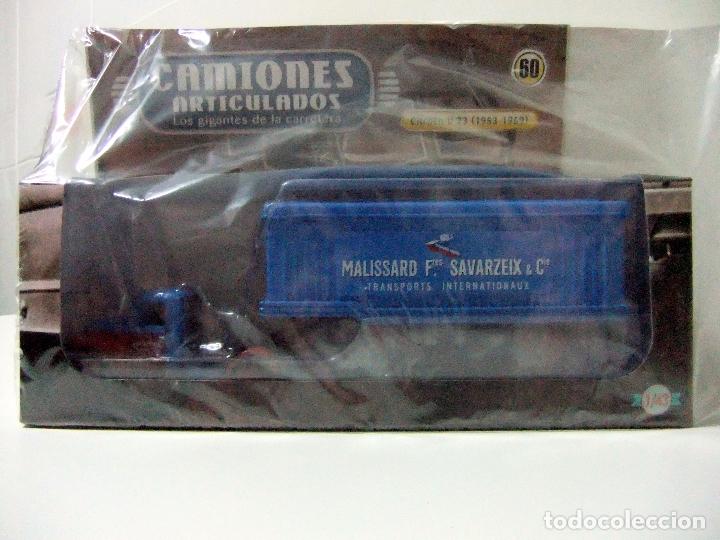 Coches a escala: CAMI&Oacute;N CITROEN U 23 U23 TRAILER MALISSARD + FASC&Iacute;CULO N&ordm; 60 ALTAYA ESCALA 1:43 - TRUCK