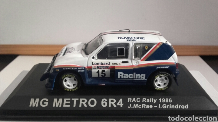 Auto in scala: COCHE ESCALA 1:43 RALLY MG METRO 6R4 , RALLY RAC 1985