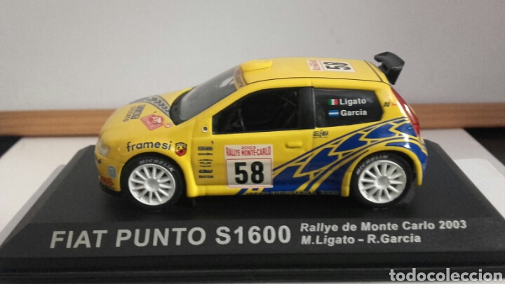 Auto in scala: FIAT PUNTO S1600 RALLYE DE MONTE CARLO 2003 IXO 1/43