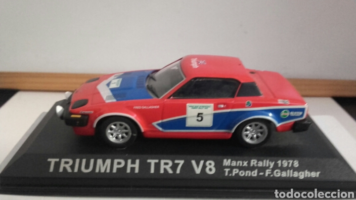 Auto in scala: TRIUMPH TR7 V8 MANX RALLY 1978 POND GALLAGHER ALTAYA IXO 1/43