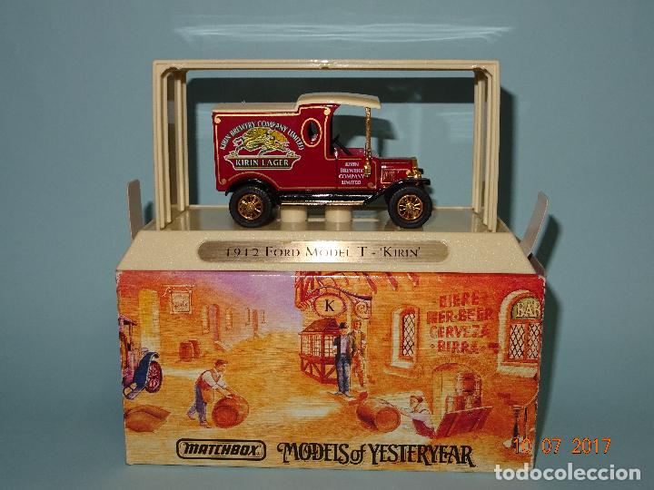 Coches a escala: FORD T 1912 Serie *GRANDES CERVEZAS DEL MUNDO* con KIRIN LAGER de MATCHBOX del A&ntilde;o 1993 - a Estrenar