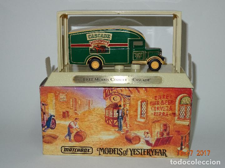 Coches a escala: MORRIS COURIER 1931 Serie *GRANDES CERVEZAS DEL MUNDO* CASCADE de MATCHBOX del A&ntilde;o 1993 - a Estrenar