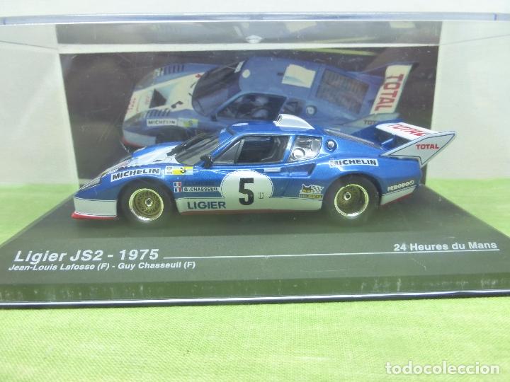 Carros em escala: LIGIER JS2 1975 . ALTAYA . COCHES 24 HEURES DU MANS. BLISTER ORIGINAL - FICHA DATOS T&Eacute;CNICOS