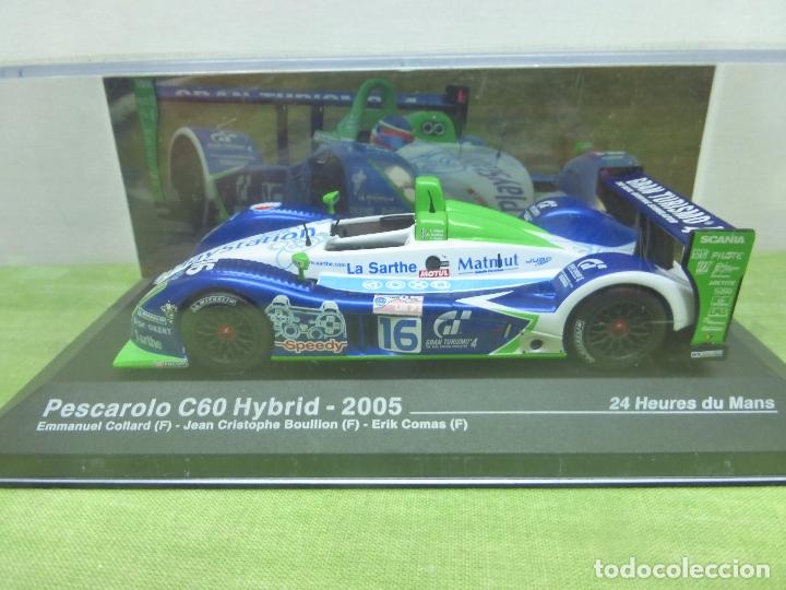 Auto in scala: PESCAROLO C60 HYBRID 2005 . ALTAYA . COCHES 24 HEURES DU MANS. BLISTER ORIGINAL-FICHA DATOS T&Eacute;CNICOS