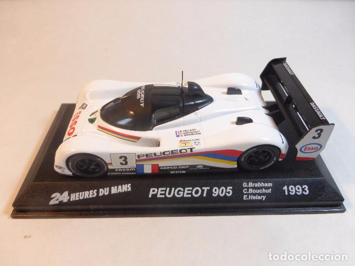 Coches a escala: PEUGEOT 905 1993-ALTAYA-COCHES 24 HEURES DU MANS-BLISTER ORIGINAL-PILOTOS: Brabham-Bouchut-Helary-