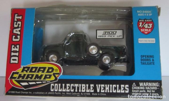 Voitures &agrave; l'&eacute;chelle: CAMION ROAD CHAMPS, DIE CAST, 3100 1953 PICK UP, EN CAJA. CC