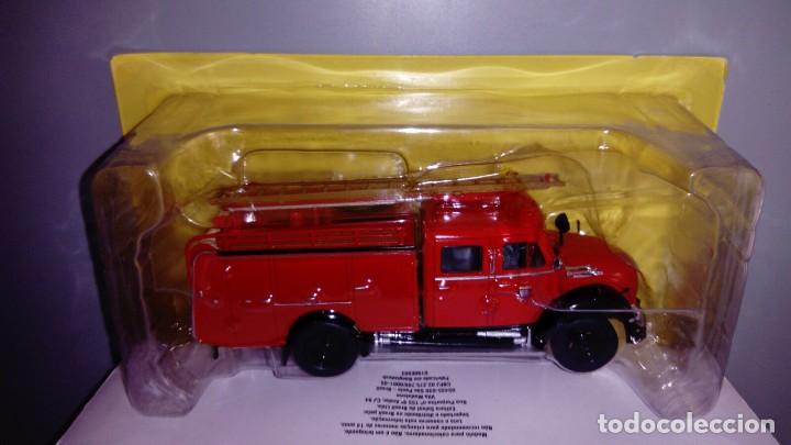 Voitures &agrave; l'&eacute;chelle: CAMI&Oacute;N DE BOMBEROS MAGIRUS-DEUTZ MECURIO TLF 16. CUERPO DE BOMBEROS DE MADRID. ESCALA 1/43.DE SALVAT