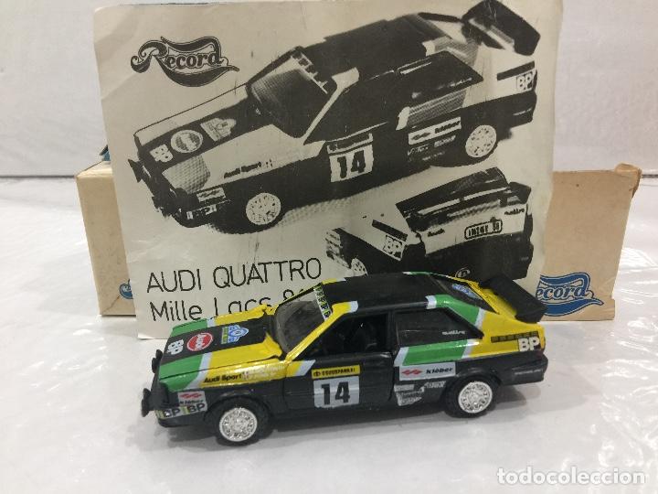 Model Cars: AUDI QUATTRO 1000 LAGOS 1981 RECORD EDICION LIMITADA ESCALA 1:43