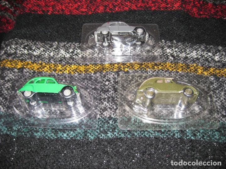 Coches a escala: 3 vehiculos 2CV ,CITROEN , NOREY