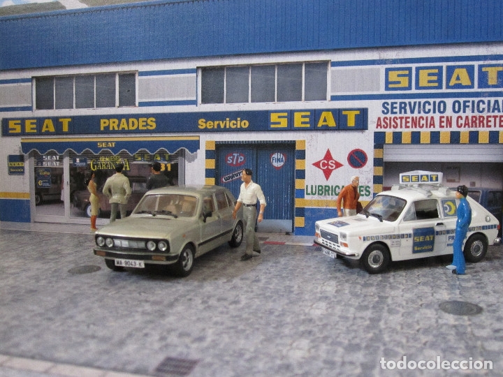 Auto in scala: Diorama 1/43 Taller Seat Cl&aacute;sico (II) Nuevo dise&ntilde;o m&aacute;s amplio.