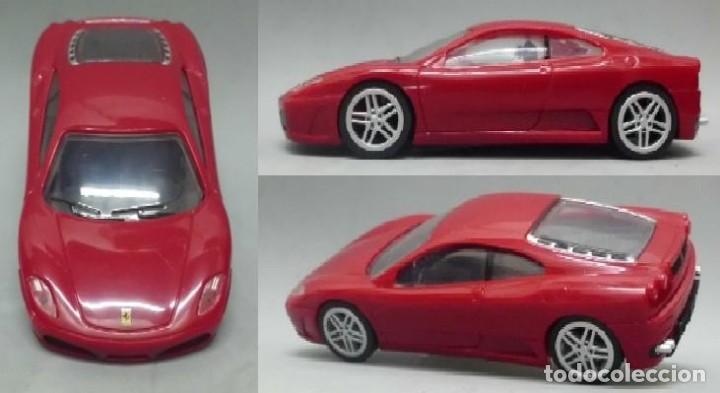 Auto in scala: COCHE FERRARI F-430 V POWER, DE PLASTICO EN MINIATURA ESCALA 1:38 - MINICOCHE-93