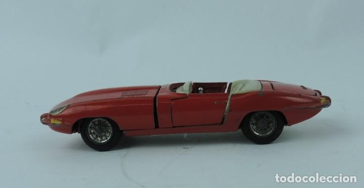 Coches a escala: COCHE JAGUAR TYPE E, TEKNO DENMARK, DIECAST, A&Ntilde;OS 60, SE ABRE LAS PUERTAS, CAPO Y MALETERO, FALTA PA