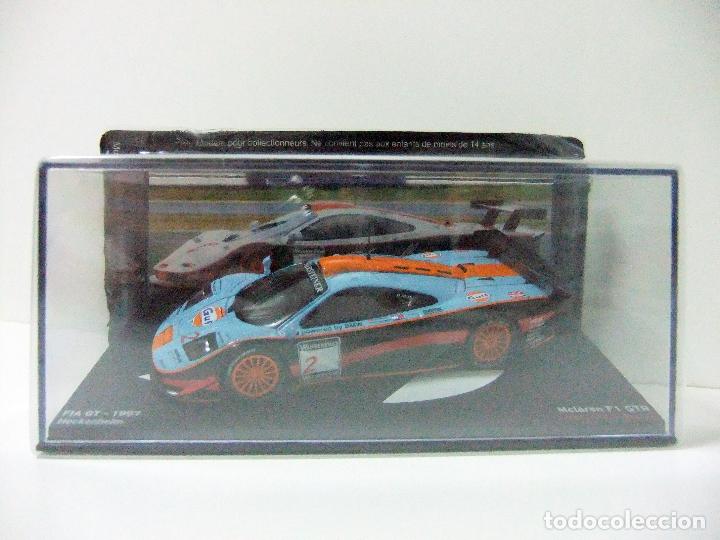 Voitures &agrave; l'&eacute;chelle: MCLAREN F1 GTR J. NIELSEN FIA GT 1997 HOCKENHEIM GULF - IXO ESCALA 1:43 COCHE COMPETICI&Oacute;N AUTOM&Oacute;VIL