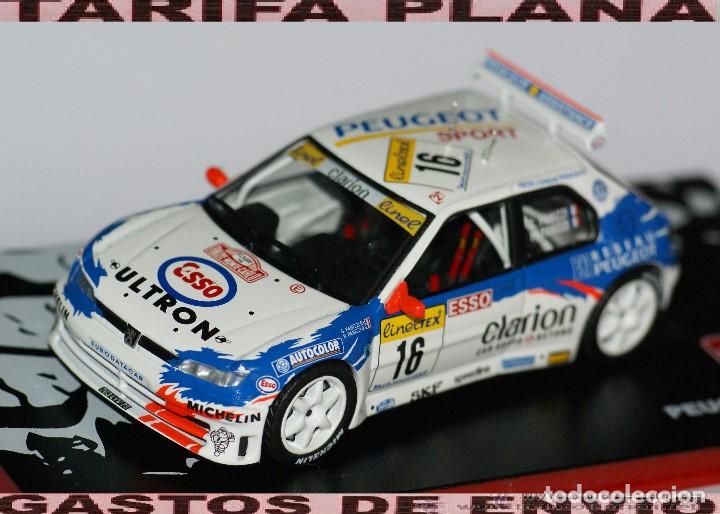 Peugeot 306 wrc #16 maxi rallye monte carlo rally 1998 panizzi 1/43 