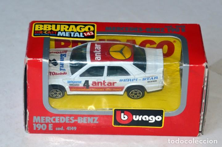 Auto in scala: COCHE BURAGO : MERCEDES-BENZ 190 E. ESC. 1/43 . MADE IN ITALY