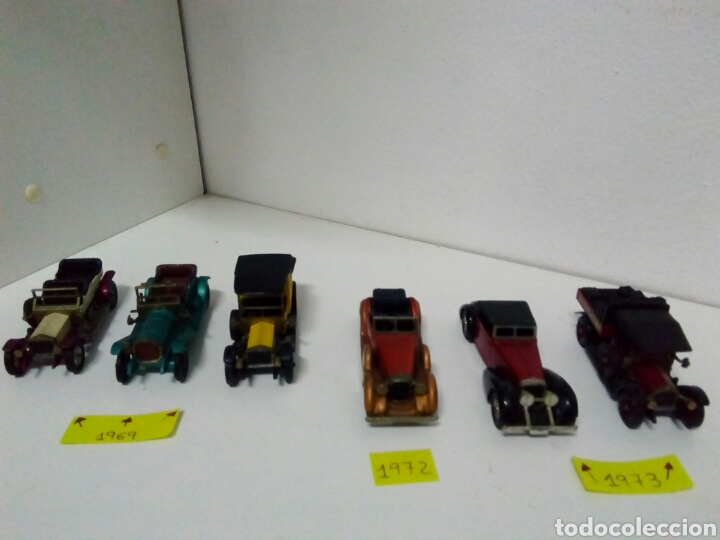Model Cars: Lote 6 coches Matchbox 1/43 muy antiguos