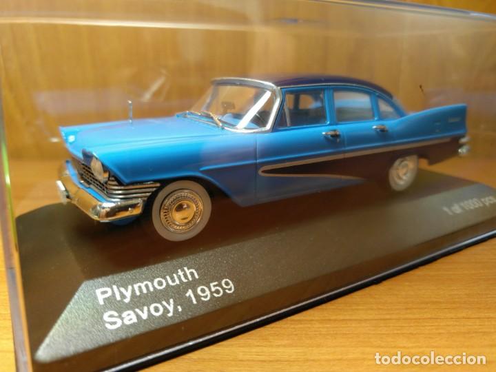 Coches a escala: PLYMOUTH SAVOY DE 1959,  WHITEBOX,  1/43, NUEVO, EDICION LIMITADA