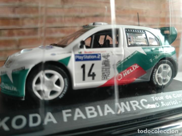 Coches a escala: SKODA FABIA  WRC,  TOUR DE CORSE 2003,   D.AURIOL- D. GIRAUDET , IXO ALTAYA, 1/43, NUEVO