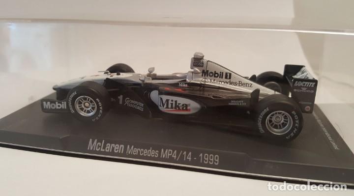 Voitures &agrave; l'&eacute;chelle: McLaren-Mercedes MP4/14   escala 1:43  RBA editores con f&aacute;sc&iacute;culo
