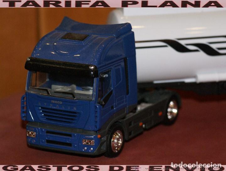 Voitures &agrave; l'&eacute;chelle: camion iveco stralis cisterna ESCALA 1:43 DE new ray usado sin caja tal y como se ve le faltAN LOS