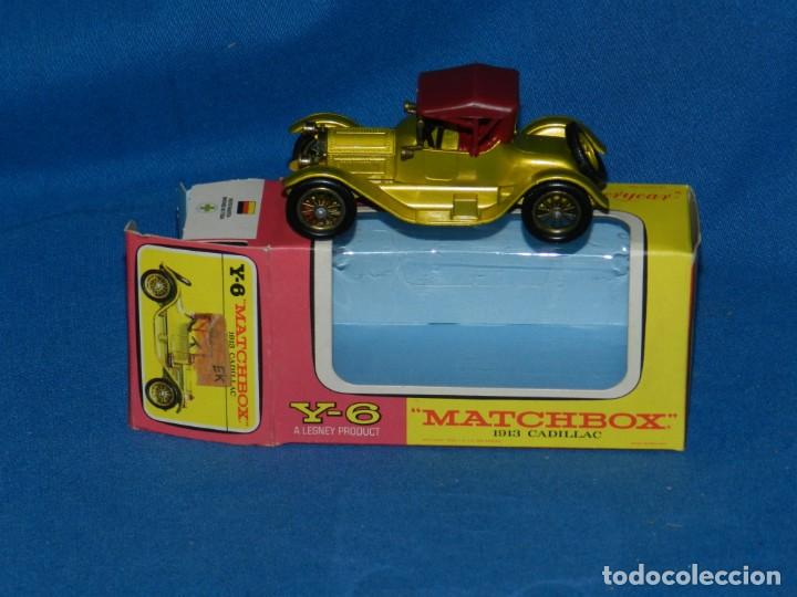 Coches a escala: (A46) MATCHBOXY-6 1913 CADILLAC CON CAJA, BUEN ESTADO