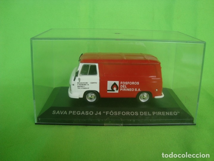 Model Cars: FURGONETA PEGASO SAVA J4 FOSFOROS DEL PIRINEO DE IXO ALTAYA SALVAT 1,43 NUEVO EN CAJA