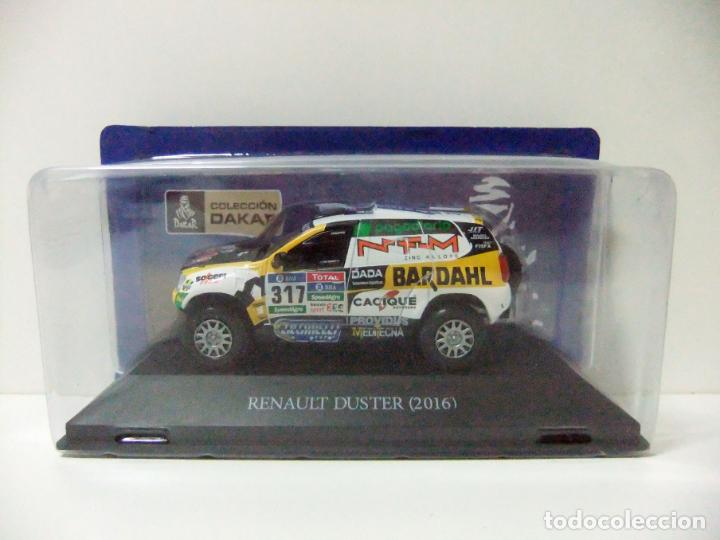Voitures &agrave; l'&eacute;chelle: RENAULT DUSTER 2016 EMILIANO SPATARO - COLECCI&Oacute;N DAKAR ESCALA 1:43 RALLY RALLYE LUPPA COCHE