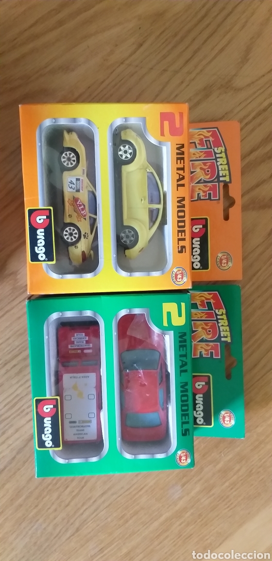 Coches a escala: coches burago en blister