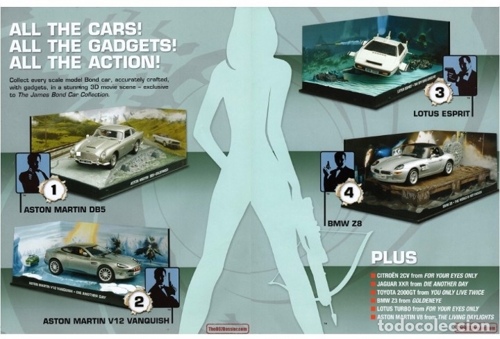 James Bond 007 Cars Collection