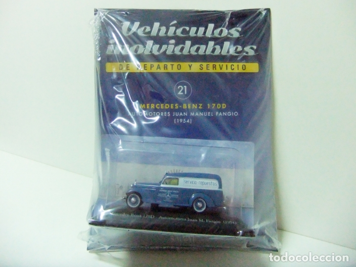 Voitures &agrave; l'&eacute;chelle: MERCEDES BENZ 170D 170 D AUTOMOTORES JUAN M. FANGIO 1954 - IXO SALVAT ESCALA 1:43 - COCHE REPUESTOS